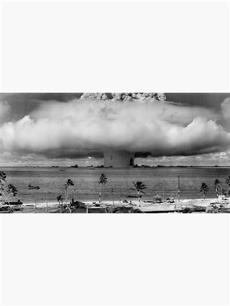 Bikini Atoll Nuclear Test Premium Matte Vertical Poster