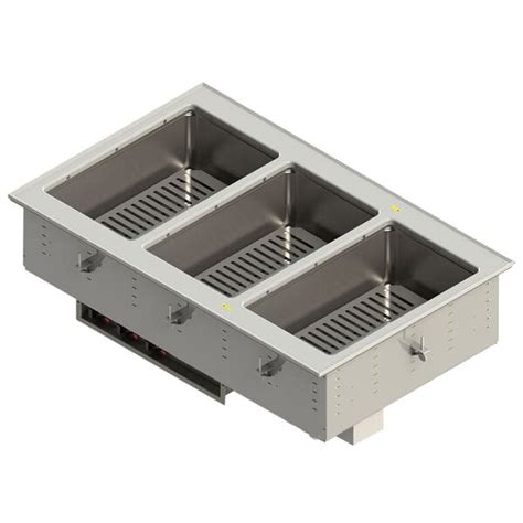 Vollrath FC 4DH 03208 T 3 Pan Drop In Hot Food Well With Thermostatic Controls 208 240V