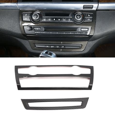 Для BMW X5 E70 X6 E71 2008-2013 карбоновое волокно стиль интерьер ...