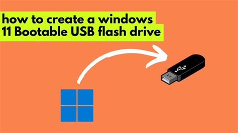 How To Create A Windows 11 Bootable Usb Flash Drive Youtube