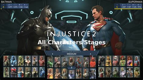 injustice   charactersstages youtube