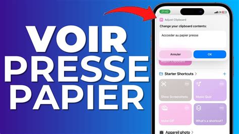 Comment Voir Le Presse Papier Sur Iphone Facile Youtube