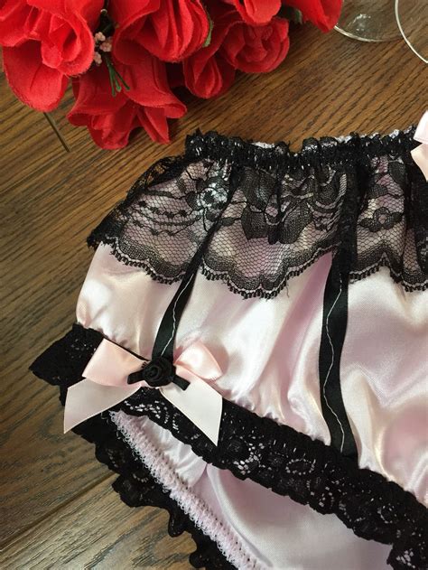 Pale Pink Satin Bikini Panties Softly Sensual Sissy Knickers Etsy