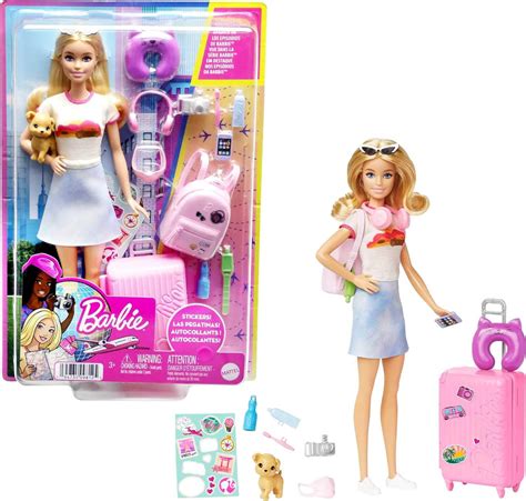 barbie doll accessories travel set  puppy   pieces