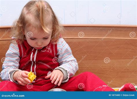 Playing With Cube Blocks Stock Image Image Of Block Babies 1873483
