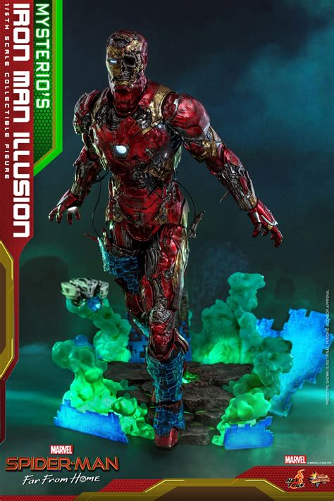Hot Toys MMS 580 Spider Man Far From Home Mysterios Iron Man Illusion Hot Toys Complete