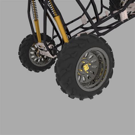Wheel Polaris Rzr 900 3d Model Turbosquid 1218428