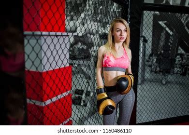 Sexy Sport Blonde Girl Boxer Posed Stock Photo 1160486095 Shutterstock