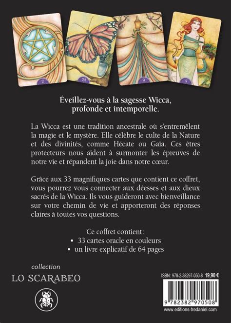 Coffret Wicca Cartes Oracle De Magie Blanche Pierres De Lumiere