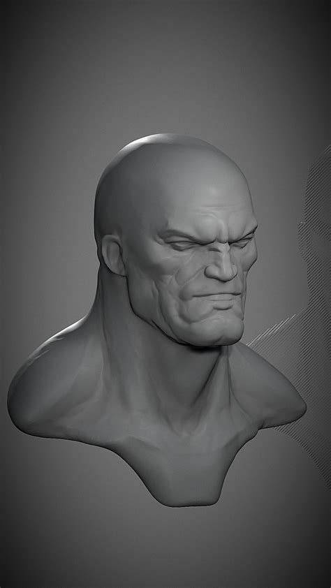 artstation head comic basemesh resources