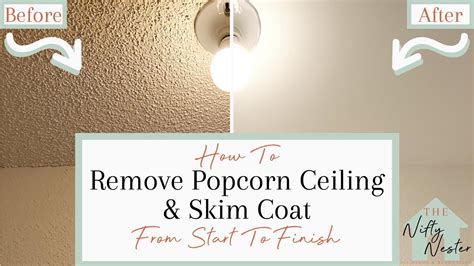 Skim Coat Ceiling After Removing Popcorn | Shelly Lighting