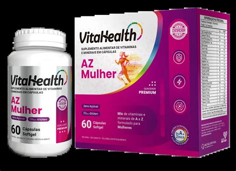 Melhor Vitamina De A A Z Feminina - VitaHealth AZ MULHER – MAIS DE 22 VITAMINAS E MINERAIS PARA MULHERES ...