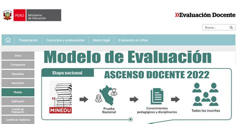 Modelo de Evaluación de Ascenso de Escala Docente 2022