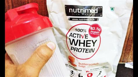 Nutrimed Active Whey Protein Unboxing Mixability And Taste Review