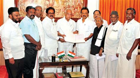 Opposition Urges Tamil Nadu Governor Banwarilal Purohit To Facilitate