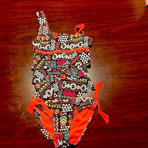 Justice Swim Justice Girls Bikini Tankini Piece Swimwear Bathing Suit Poshmark