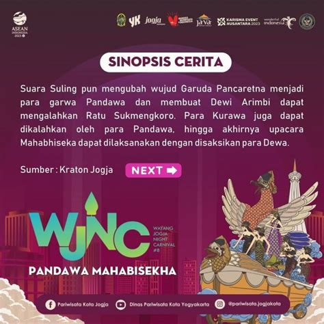 Wayang Jogja Night Oktober Dinas Pariwisata Daerah