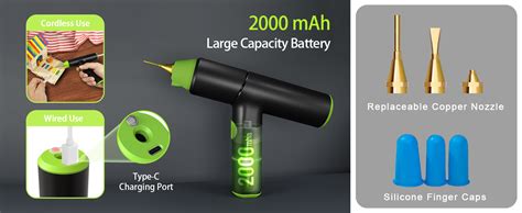 Amazon Hot Glue Gun Kit Cordless Glue Gun With Stand Usb Rechargeable Fast Preheating Auto