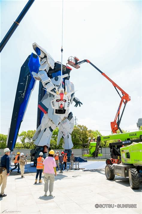 The Shanghai Life Size Freedom Gundam Statue Is Almost Complete