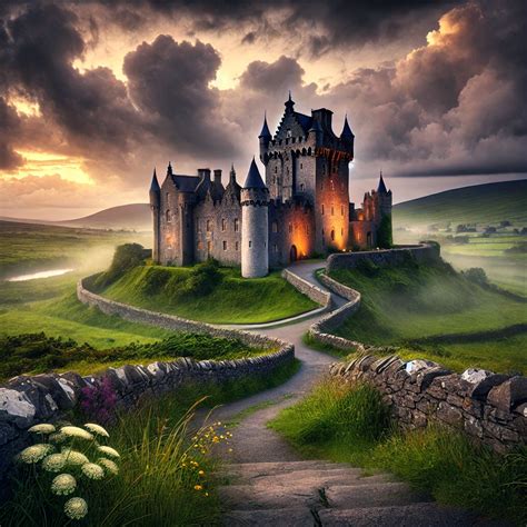 architectural styles  irish castles stone dreams  power  poetry