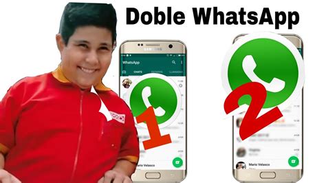 Como Tener Dos Whatsapp En El Mismo Tel Fono Celular Youtube