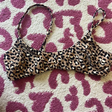 Aerie Bikini Top In Cheetah Print Not Padded But Depop