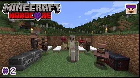 Los Primeros Aldeanos Minecraft Hardcore 1 19 Episodio 2 YouTube