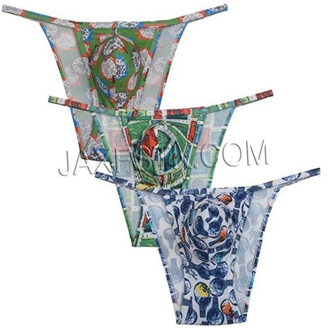 Sexy Thong Men S String Side Bulge Pouch Brazilian Bikini Underwear Bath Skimpy Briefs Ts