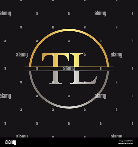 Initial Letter TL Logo Design Vector Template. Linked Typography TL ...