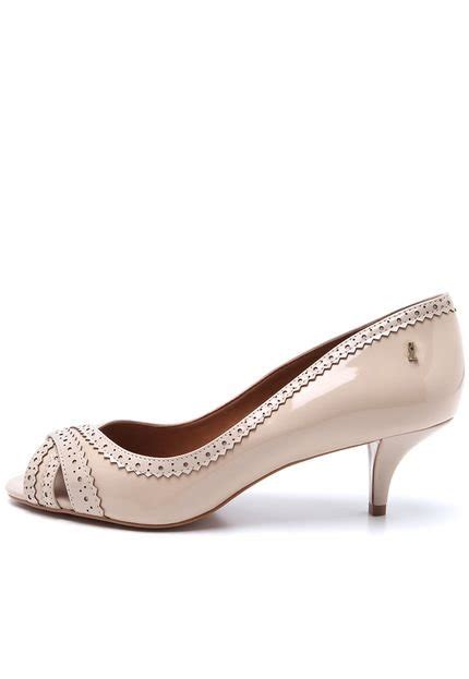Peep Toe Santa Lolla Logo Nude Compre Agora Dafiti Brasil