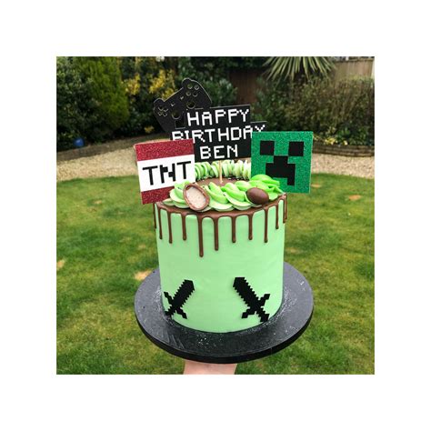 Minecraft Cake Toy Toppers