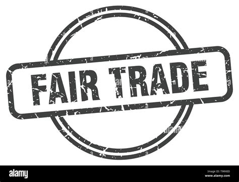 Fair Trade Vintage Stamp Fair Trade Sign Stock Vector Image And Art Alamy