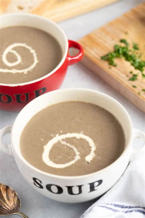 Creamy Mushroom Soup (In A Soup Maker) - Effortless Foodie