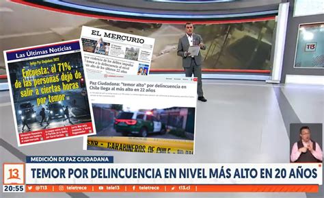 🤖 Noticias Desde Y Sobre Chile On Twitter Tras Encuesta Paz Ciudadana Medios Deciden Destacar