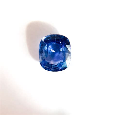 Natural Blue Sapphire Cushion Shape