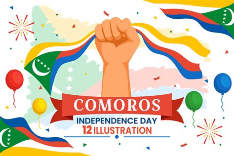 Comoros Independence Day Illustration Deeezy