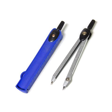 Циркуль Alingar, металлический циркуль, грифель, пластиковый футляр ...