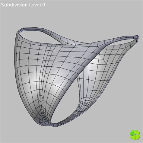 D Model Bikini Low Poly Woman Vr Ar Low Poly Cgtrader