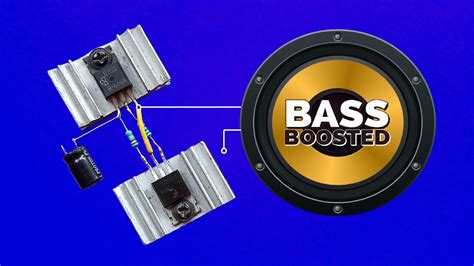 Heavy Bass Amplifier By Using Transistor Transistor Amplifier Circuit