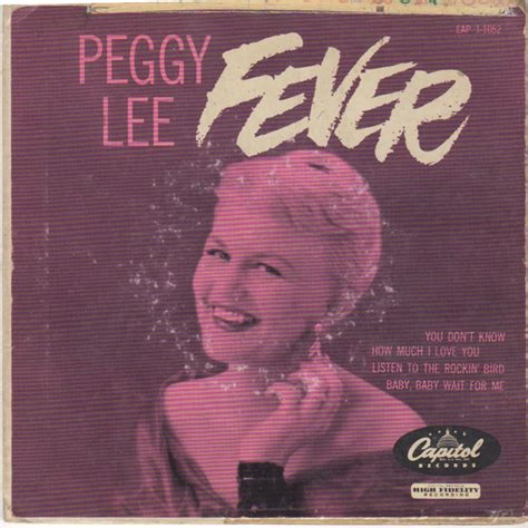 Peggy Lee Fever Vinyl Discogs