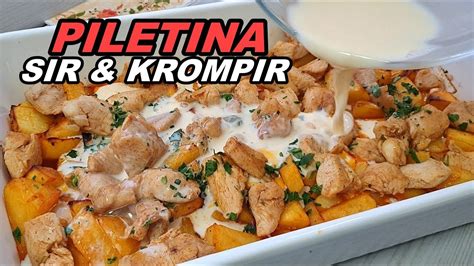 Sočna piletina sa sirom i krompirom iz rerne Brz i jednostavan recept