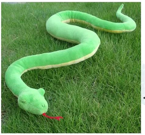 creative plush snake toy new green soft snake toy gift toy about 120cm ...