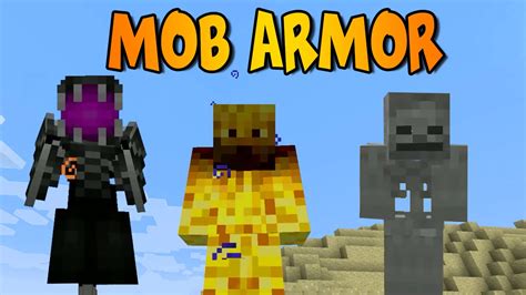 Ender Dragon Herobrine Blaze Mob Armor Mod Mod Review Minecraft Youtube