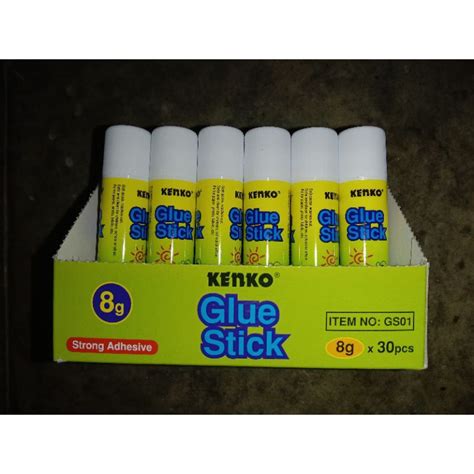 Jual Lem Glue Stick 8gr Kenko Non Toxic 1 Dus 30 Pcs Shopee Indonesia