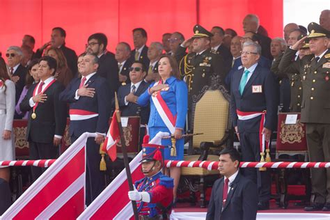 Presidenta Dina Boluarte Encabeza Ceremonia Por El D A De La Bandera