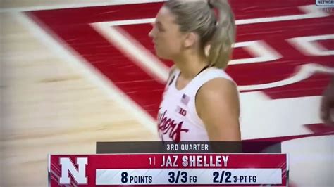 Jaz Shelley Three Point Shots Nebraska Husker Women’s Basketball 2 27 2022 Vs Northwestern Youtube