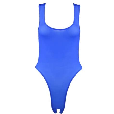 Women Sexy Sling Shot Micro Mini Bikini Thong One Piece Teddy Swimwear Monokini Ebay