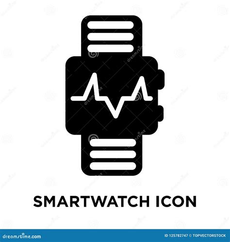 Smartwatch Icon Vector Isolated On White Background Logo Concept Of