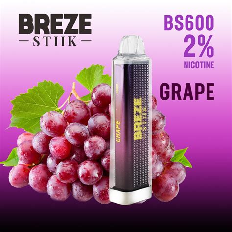 Breze Stiik Bs Rechargeable Puffs Mg Salt Nicotine Tpd