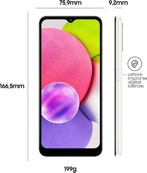 Samsung Galaxy A03s 3GB/32GB 6,5 " Smartphone Branco